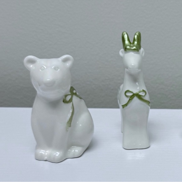 Target Bullseye Playground Full Set of 4 Ceramic Woodland Forest Animal Figurals - Picture 2 of 7